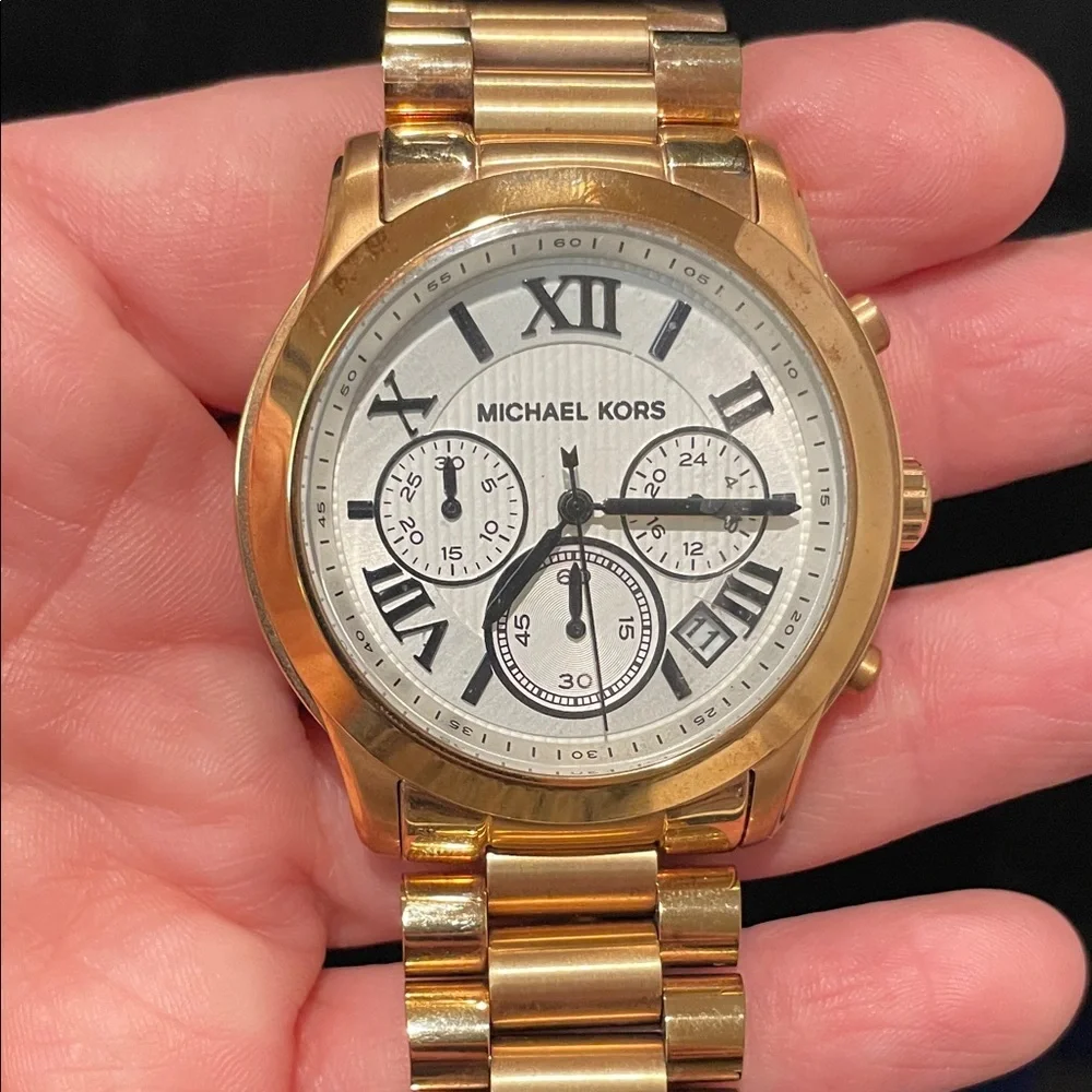 Michael Kors Chronograph Goldtone Women's Watch